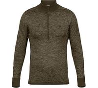 Fjallraven F90838-633 Värmland Woolterry Half Zip M Dark Olive XXXL