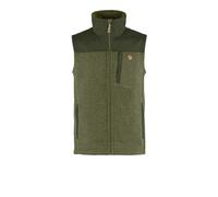 Fjallraven Fjällräven Buck Fleece chaleco para hombre | EU S in Laurel Green/Deep Forest