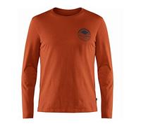 Fjallraven Forever Nature Badge LS M T-Shirt, Hombre, Autumn Leaf, XS