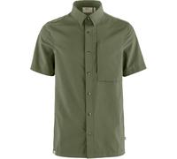 FJALLRAVEN High Coast Pack Shirt SS M T, Laurel Green, S para Hombre