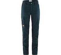 Fjallraven Karla Lite Curved Trousers W Pants, Dark Navy, 38