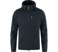 FJALLRAVEN Keb Fleece Hoodie M - Hombre - Negro / Azul - talla M- modelo 2026