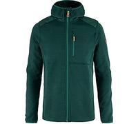 Fjallraven Keb Fleece Hoodie M - Sudadera, Hombre, Verde (Arctic Green), L
