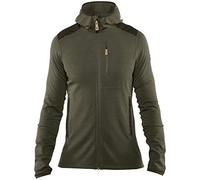 Fjallraven Keb Fleece Hoodie M - Sudadera, Hombre, Verde (Laurel Green-Deep Forest), S