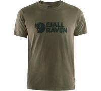 Fjallraven Logo T-Shirt M, Mens, Dark Olive, L