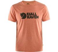 Fjallraven Logo T-Shirt M Camiseta, Hombre, Rowan Red-Melange, XS