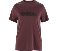FJALLRAVEN Logo Tee W - Mujer - Rojo - talla L- modelo 2026