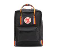 Fjällräven Kånken Rainbow Black - Rainbow Pattern