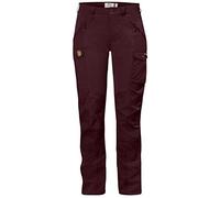 Fjallraven Nikka Trousers Curved W Sport Trousers, Mujer, Dark Garnet, 46
