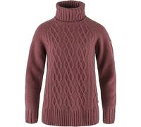 FJALLRAVEN Övik Cable Knit Roller Neck W Jersey Mujer
