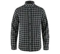 FJALLRAVEN Övik Flannel Shirt M T, Negro, L para Hombre
