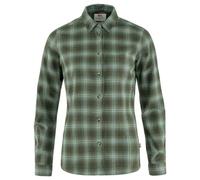 Fjallraven Övik Flannel Shirt W, Deep Forest-Patina Green, L para Mujer