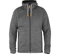 Fjallraven Övik Fleece Hoodie M Sweatshirt, Hombre, Dark Grey, S
