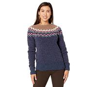 Fjallraven Övik Knit Sweater W Sweatshirt, Mujer, Navy, XL