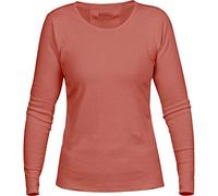 Fjallraven Övik Long Sleeve Top W T-Shirt, Mujer, Terracotta Pink, L