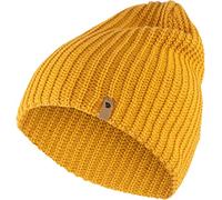 Fjallraven Övik Melange Beanie Hat, Unisex-Adult, Mustard Yellow, One Size
