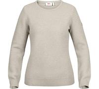 Fjallraven Övik Structure Sweater W Sweatshirt, Mujer, Egg Shell-Grey, L