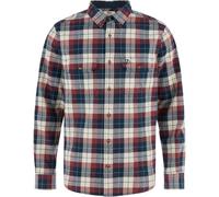 Fjall Raven - Camisas - Singi Heavy Flannel Shirt M Dark Navy Maroon de Algodón - Talla XL - Burdeos Burdeos XL
