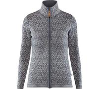 Fjallraven Snow Cardigan W Sweatshirt, Mujer, Grey, XXS