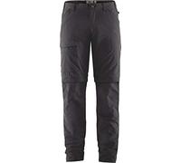 Fjallraven Travellers MT Zip-Off TRS M Sport Trousers, Hombre, Dark Grey, 44