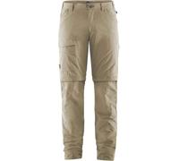 Fjallraven Travellers MT Zip-Off TRS M Sport Trousers, Hombre, Light Beige, 46