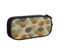 FJAUOQ Caja de lápices Dandelion Pencil Case Compartments Pen Pouch Box Multifunctional Makeup Bag Holder Large Storage Stationery Organizer with Zipper for Office Travel