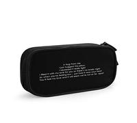 FJAUOQ Estuche para lápices de gran capacidad con temática de música retro, regalo clásico de notas de violín, diseño moderno, simple bolsa de papelería, soporte para escuela, oficina, estudiantes,