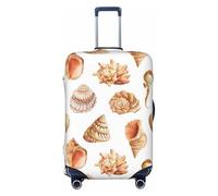 FJAUOQ Funda protectora de maleta de viaje con estampado de concha de caballito de mar, lavable, se adapta a equipaje de 18 a 32 pulgadas (no incluye maleta), Como se muestra en la imagen, S