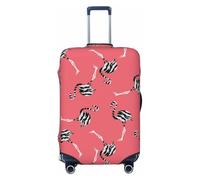 FJAUOQ Funda protectora para maleta de viaje con estampado de cebra de flamenco, lavable, se adapta a equipaje de 18 a 32 pulgadas (no incluye maleta), Como se muestra en la imagen, XL