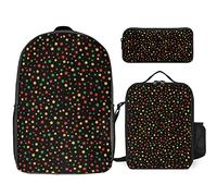 FJAUOQ Happy Juneteenth Day Freedom 1865 - Juego de mochila, 3 piezas, kit de mochila de lonchera, estuche para lápices, gran capacidad, Feliz día Juneteenth Libertad 1865-1, Talla única, Mochilas