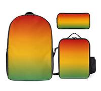 FJAUOQ Juneteenth Since 1865 Celebrate Freedom Afican - Juego de mochila de 3 piezas, bolsa de almuerzo, estuche para lápices, gran capacidad, Juneteenth Desde 1865 Celebra la Libertad Afica-1, Talla