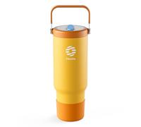 Fjbottle Taza térmica con Pajita 1200ML - Antifugas Botella Agua Acero Inoxidable Sin BPA - Vaso Termo cafe Tumbler