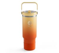 Fjbottle Taza térmica con Pajita 1200ML - Antifugas Botella Agua Acero Inoxidable Sin BPA - Vaso Termo cafe Tumbler