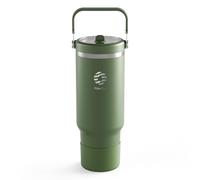 Fjbottle Taza térmica con Pajita 1200ML - Antifugas Botella Agua Acero Inoxidable Sin BPA - Vaso Termo cafe Tumbler