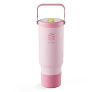 Fjbottle Taza térmica con Pajita 1200ML - Antifugas Botella Agua Acero Inoxidable Sin BPA - Vaso Termo cafe Tumbler