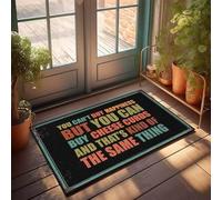FJHG Home Sweet Home Mat You Can'T Buy Happiness But Can Cheese Curds Felpudo para puerta delantera grande para interiores (65 x 90 cm)