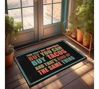 FJHG Home Sweet Home Mat You Can'T Buy Happiness But Can Tacos Felpudo para puerta delantera grande para interiores (65 x 90 cm)