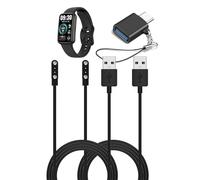 FJIASTB Cable de carga para reloj inteligente Mindrose H80/H80 Pro, cable de carga rápida magnético tipo A con adaptador tipo C (2 cables + 1 adaptador)