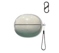 FJIASTB - Funda para auriculares Baseus Bass BC1 de oreja abierta, TPU flexible a prueba de golpes, con mosquetón y cordón (verde transparente)