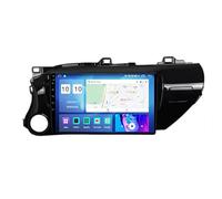 FJINQIANG Android 15 Radio Coche 2 DIN 10 Pulgadas HD Pantalla Táctil para Toyota Hilux 2015-2022 Conectar y Usar con Bluetooth GPS WiFi Radio Carplay Inalámbrico Android Auto,8 Core 4G+WiFi 2G+32G