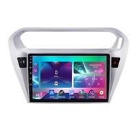 FJINQIANG Android 15 Radio Coche 2 DIN 9 Pulgadas HD Pantalla Táctil para Peugeot 301 Citroen Elysee 2013-2018 Conectar y Usar con Bluetooth GPS WiFi Radio Carplay Inalámbrico Android Auto