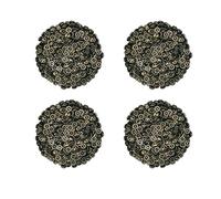 FJISD 100 Uds 3/4/5mm Botones de Bronce para Ropa de muñecas Botones pequeños para Ropa de muñecas Botones de Metal Realmente pequeños con 2 Agujeros para Ropa de muñecas