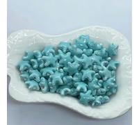 FJISD 12/21mm 20/40 Uds. Bonitas Cuentas de cerámica de Estrella de mar, Cuentas de Porcelana de Estrella de mar Coloridas para Collar, Pulsera, Pendientes, fabricación de Joyas