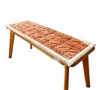 FJIXUO 1 Uds. Asiento de Banco jardín for Restaurante, cojín Asiento oscilante, Cojines for Felpa for el hogar con Cordones, for Silla, sofá, for Ventana para Jardín, Muebles(Orange,30x160cm)