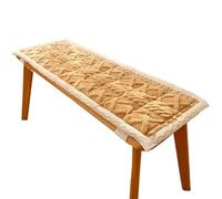 FJIXUO 1 Uds. Asiento de Banco jardín for Restaurante, cojín Asiento oscilante, Cojines for Felpa for el hogar con Cordones, for Silla, sofá, for Ventana para Jardín, Muebles(Camel,30x80cm)