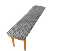FJIXUO 1 Uds. Cojín de Banco Largo y Grueso, Asiento Silla, sofá, Almohada, cojín Decorativo, sofás, Madera, Tumbona jardín para Jardín, Muebles(Dark Grey,30x100CM)