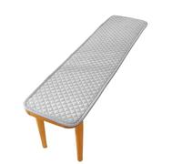 FJIXUO 1 Uds. Cojín de Banco Largo y Grueso, Asiento Silla, sofá, Almohada, cojín Decorativo, sofás, Madera, Tumbona jardín para Jardín, Muebles(Grey,40x120CM)