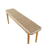 FJIXUO 1 Uds. Cojín Suave de Felpa for Banco, Funda for Restaurante Que Mantiene el Calor, for Silla for Comedor, Taburete for Porche para Jardín, Muebles(Camel,35x180cm)