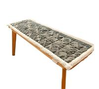 FJIXUO 1 Uds. Cojines Largos for Banco, cojín de Felpa for Asiento Silla Comedor, Decorativo for Ventana, jardín, sofá for Patio, for Muebles para Jardín, Muebles(Dark Grey,30x80cm)