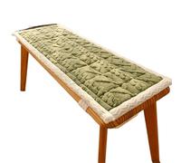 FJIXUO 1 Uds. Cojines Largos for Banco, cojín de Felpa for Asiento Silla Comedor, Decorativo for Ventana, jardín, sofá for Patio, for Muebles para Jardín, Muebles(Green,30x120cm)